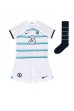 Fotbalové Dres Chelsea Aubameyang #9 Dětské Venkovní Oblečení 2022-23 Krátký Rukáv (+ trenýrky)